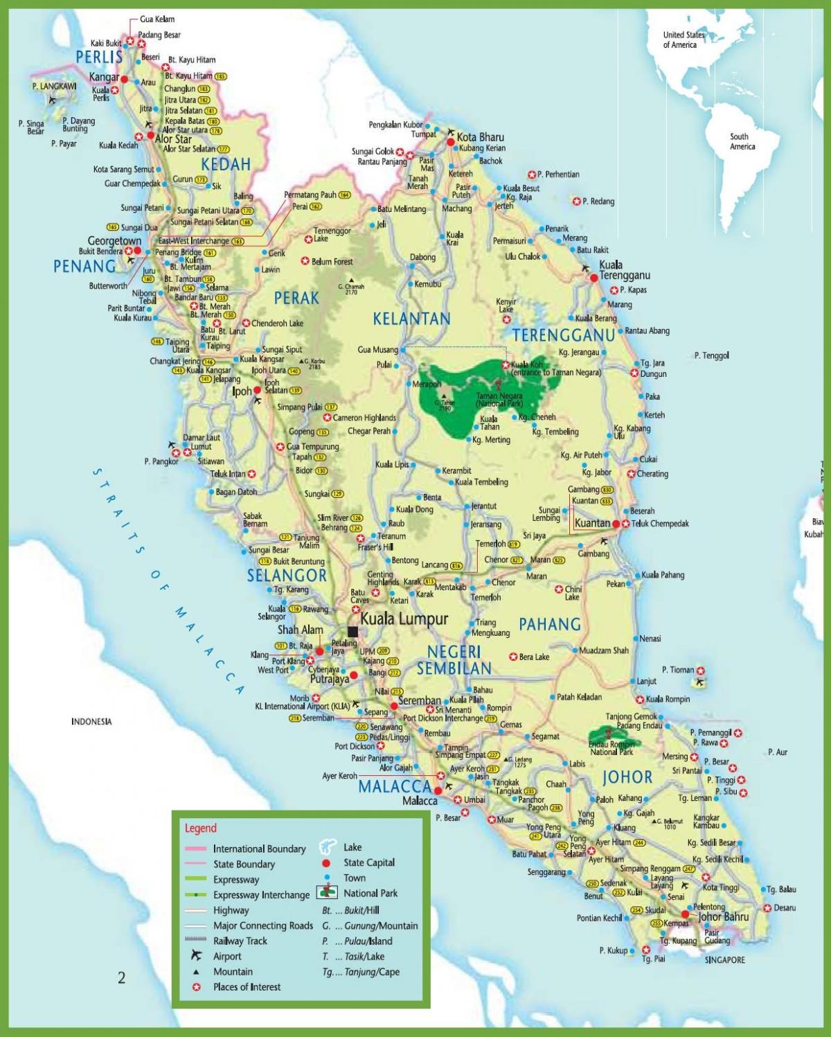 МРТ карта в Малайзии