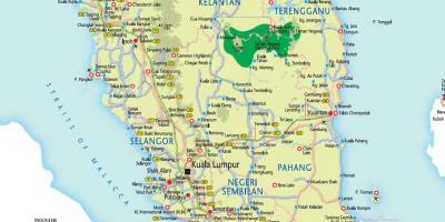 Малайзия Куала-Лумпур карте